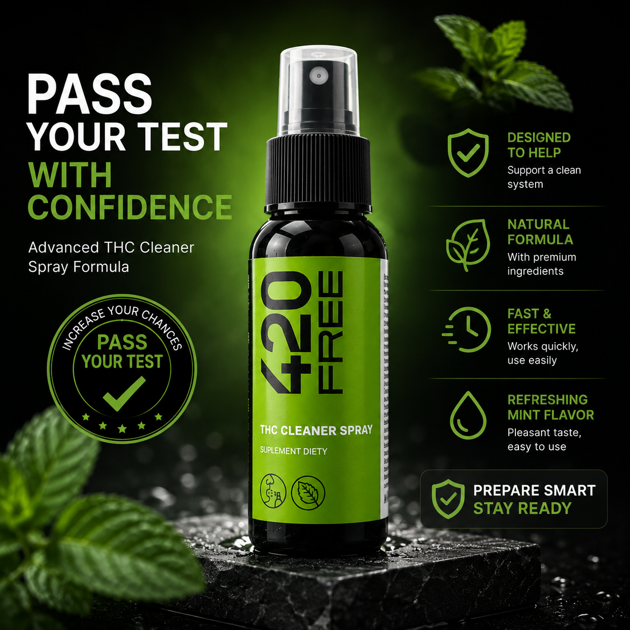 Fresh Mint Oral Cleansing Spray 60ml